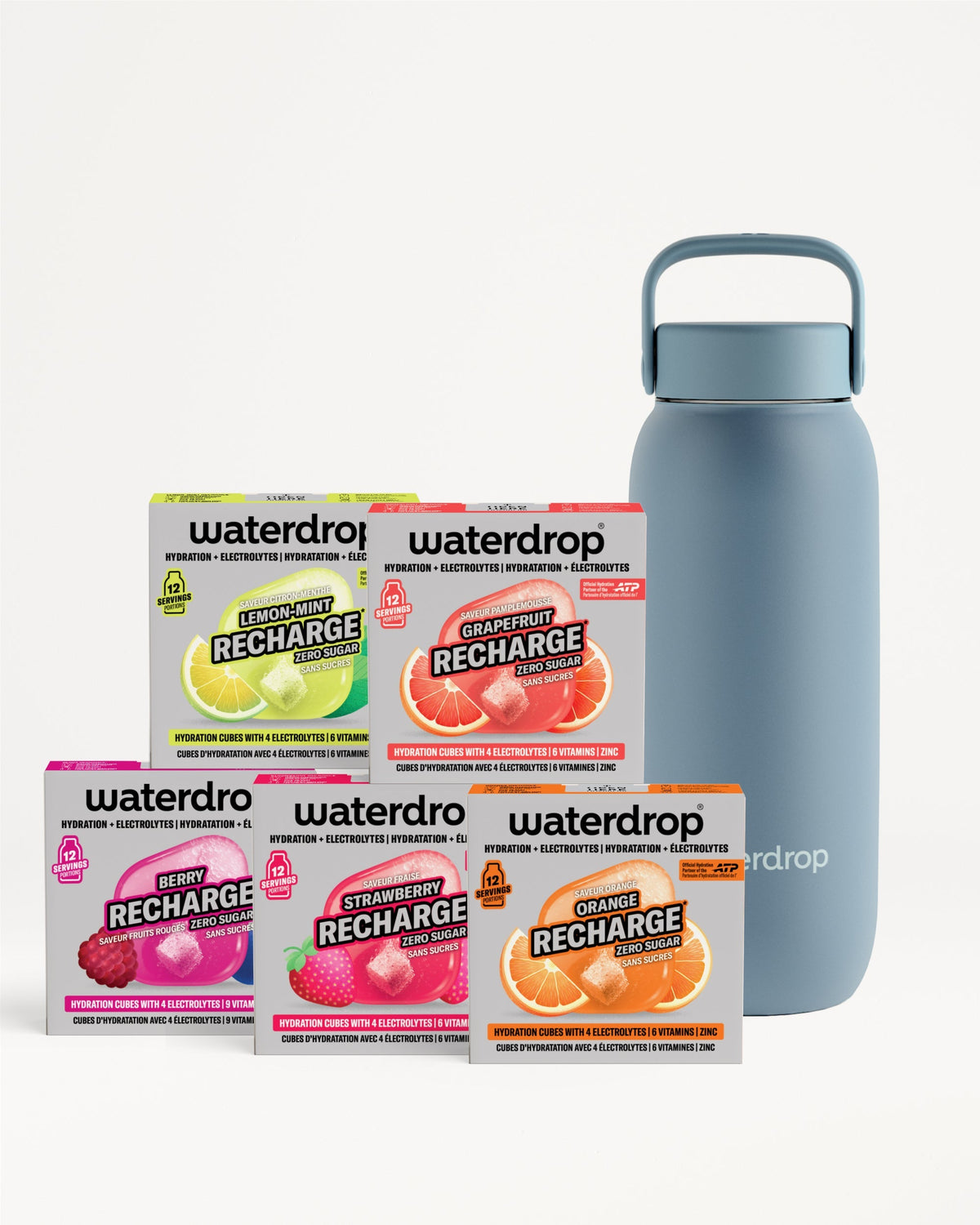 Starterset met RECHARGE en All-Purpose fles