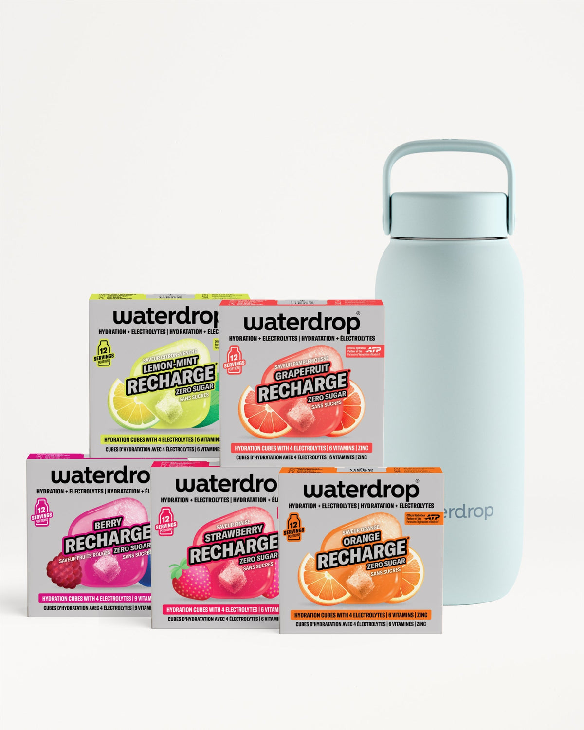 Starterset met RECHARGE en All-Purpose fles