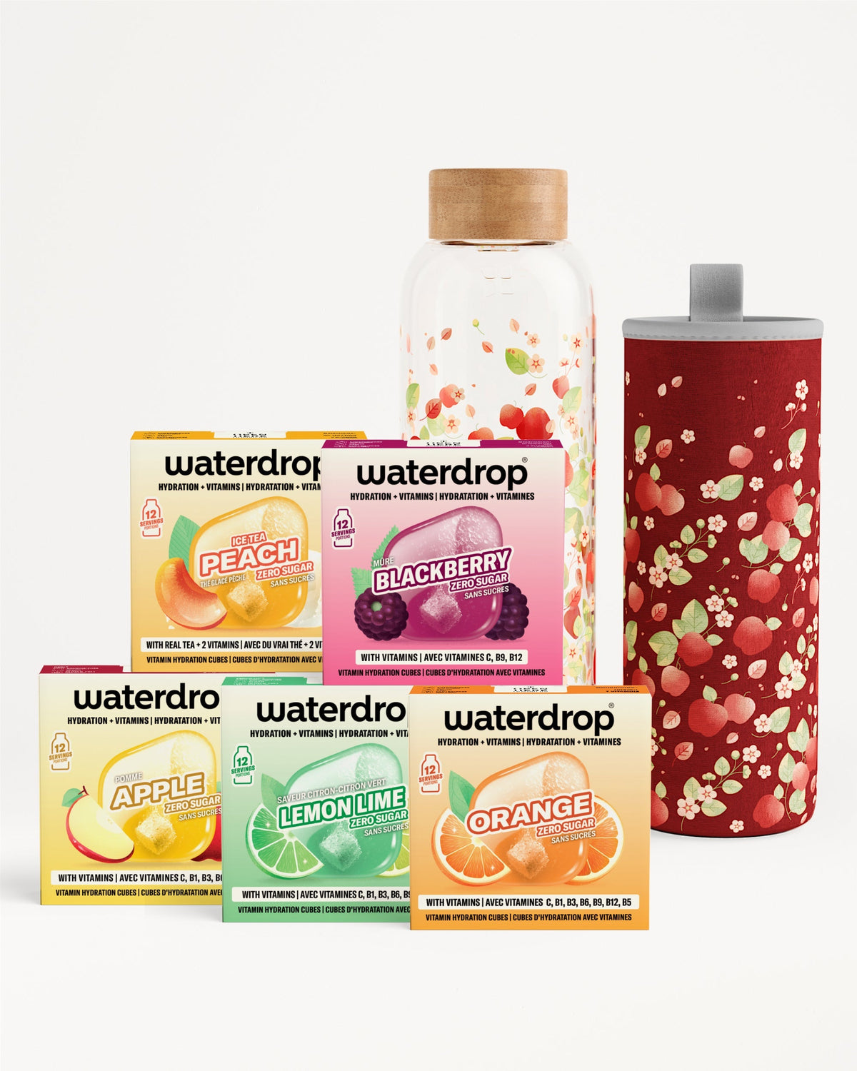 Starterset voor 30 dagen met glazen fles