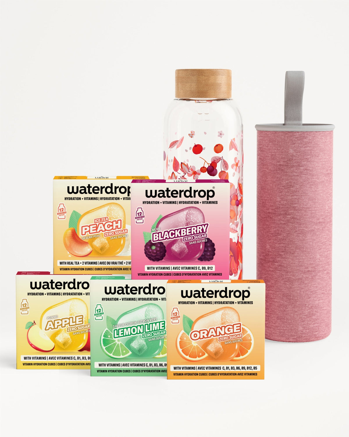 Starterset voor 30 dagen met glazen fles