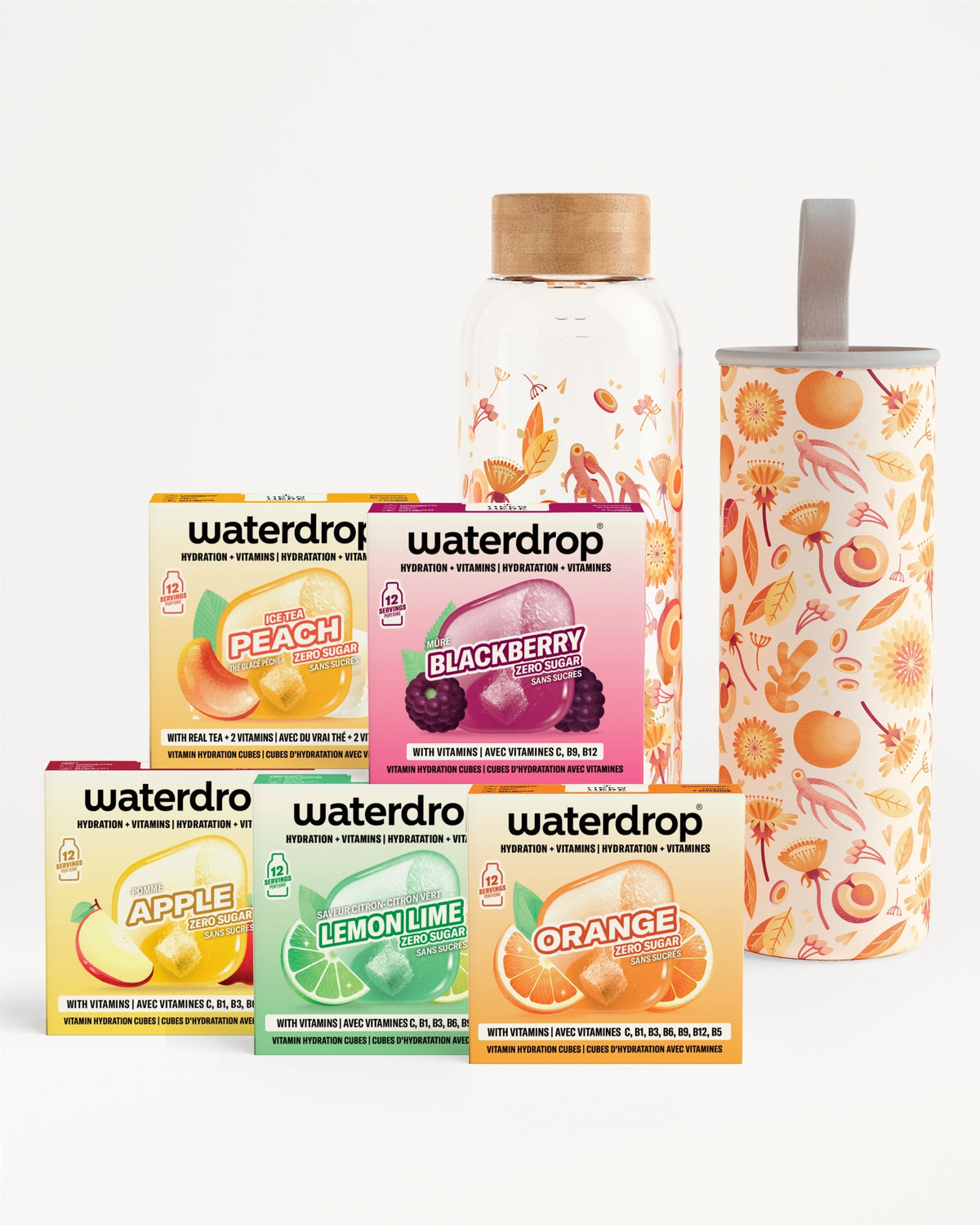 Starterset voor 30 dagen met glazen fles