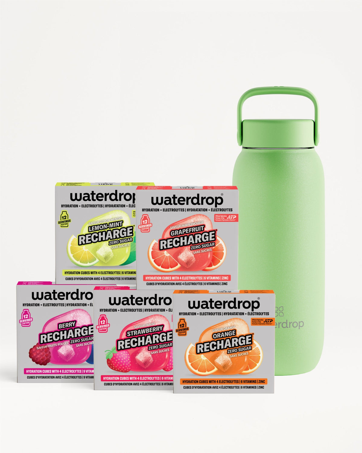 Starterset met RECHARGE en All-Purpose fles