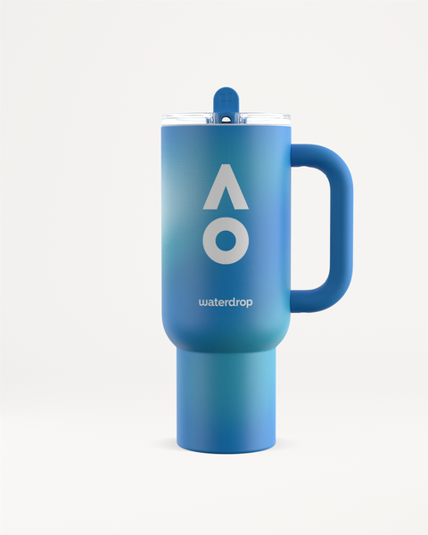 Waterdrop Explorer Thermo Beker Slate Blue 1100ml Waterdrop Explorer Thermo Beker Slate Blue 1100ml