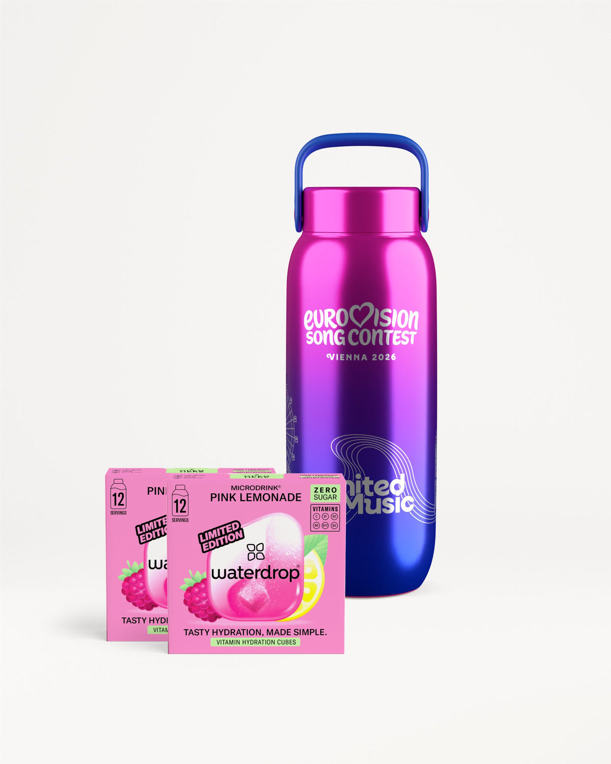 Hydratatieset met Eurovision Song Contest-fles