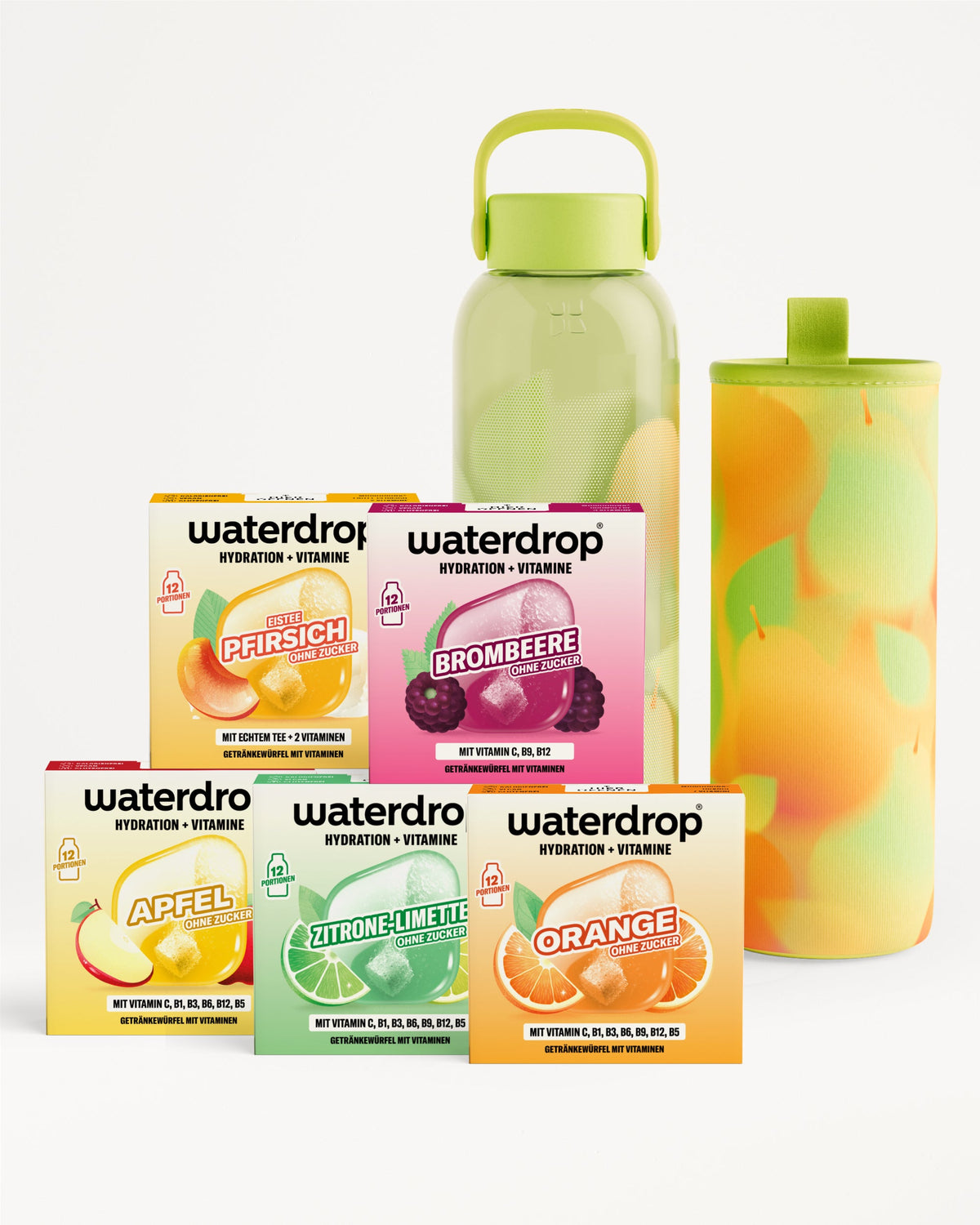 Starterset voor 30 dagen met glazen fles