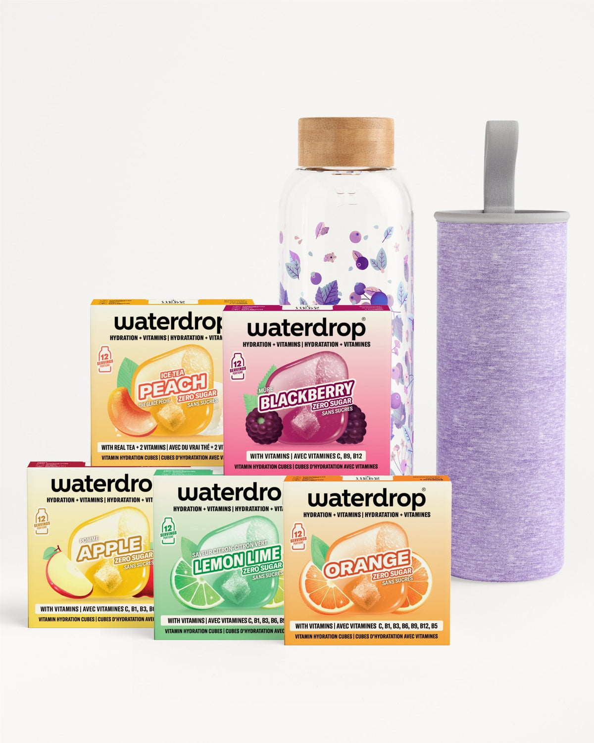 Starterset voor 30 dagen met glazen fles