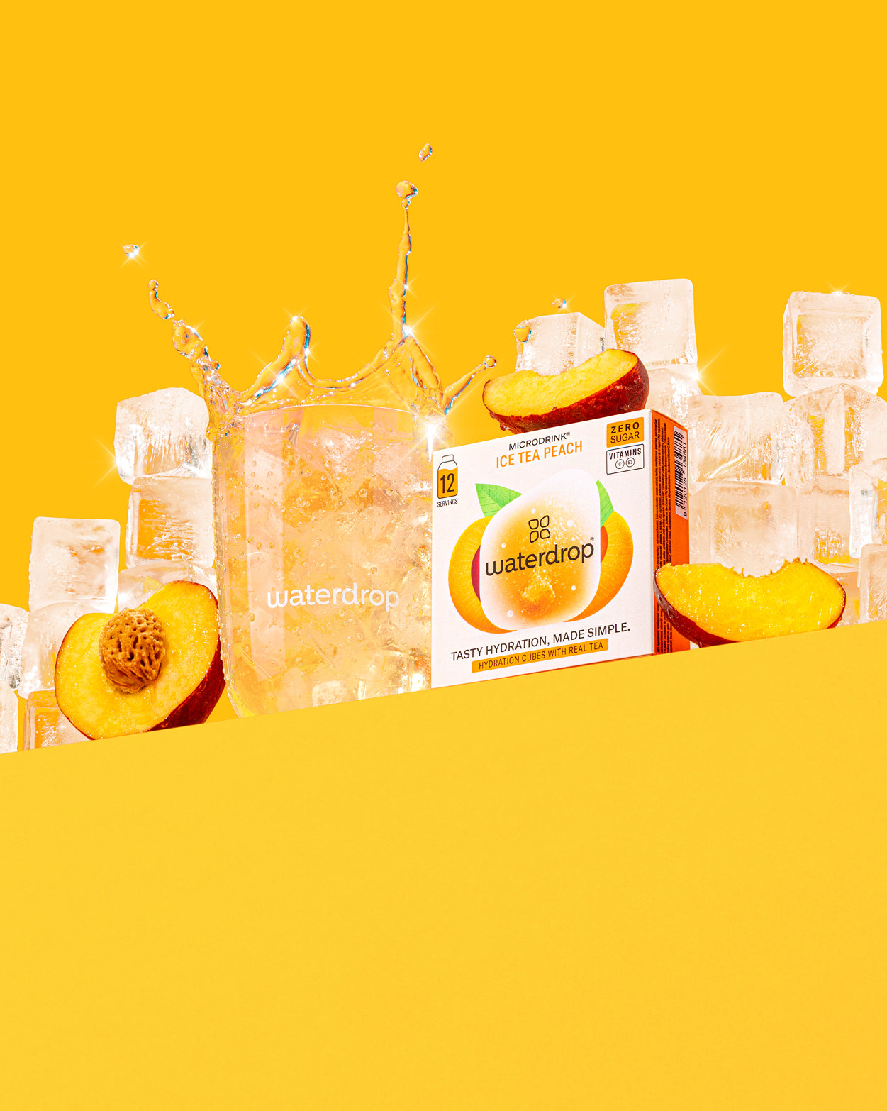 Microdrink ICE TEA PERZIK: Bestel nu | waterdrop®