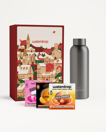 Cadeauset met rvs fles