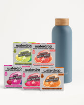 Starterset met RECHARGE en rvs fles